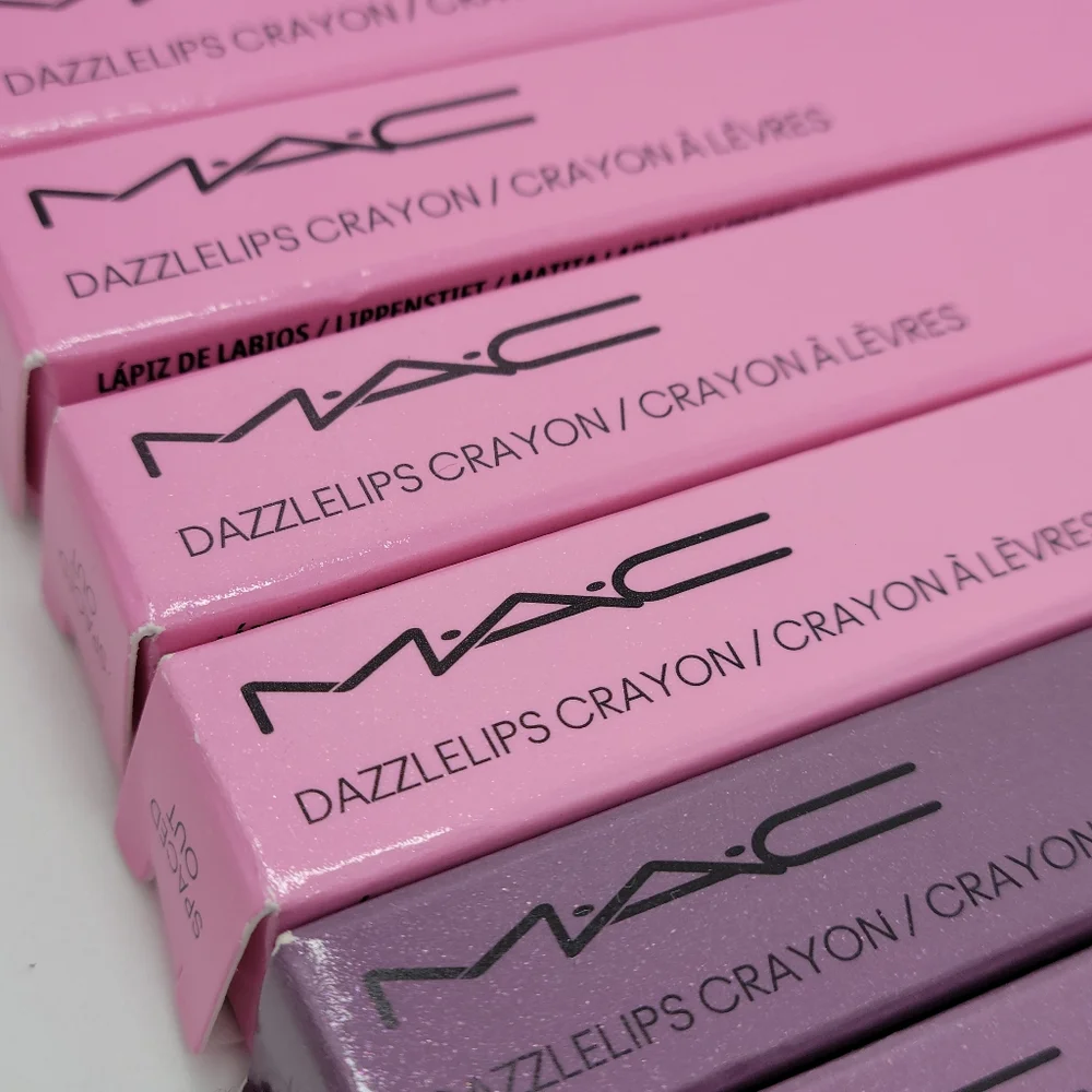 MAC Cosmetics Dazzlelips Crayon Lipstick Spaced Out Pink Pearl Brand New in Box